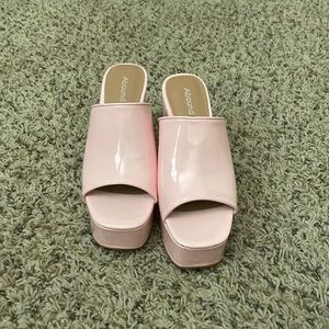 Abound Pink Platform Heels - NWOT